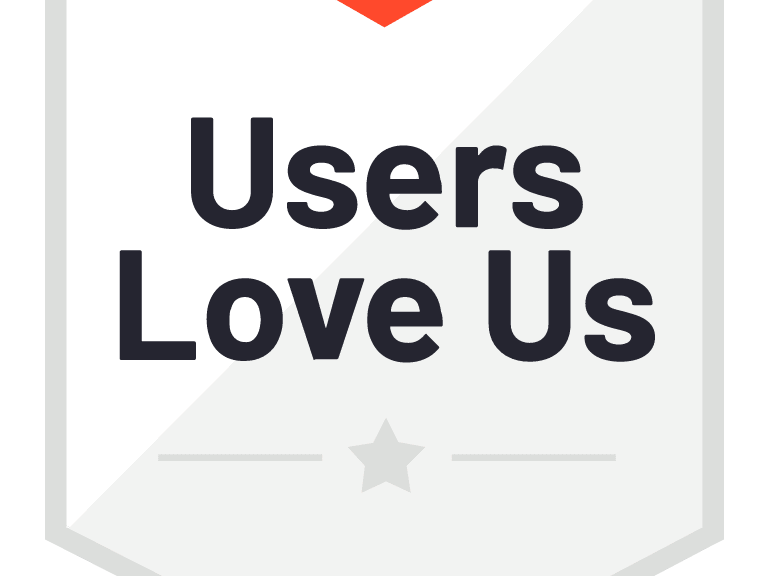 A G2 badge showing that based on superior ratings, users love Prodly